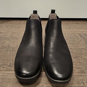 New Dansko Women's Louisa Black Burnished Leather Ankle Booties sz 42/US 11.5-12